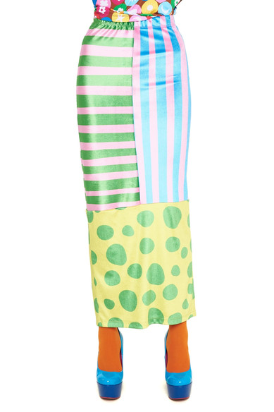 Agatha ruiz de la prada FALDA LARGA TOPOS/RAYAS Último día