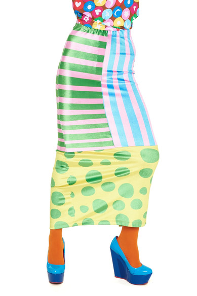 Agatha ruiz de la prada FALDA LARGA TOPOS/RAYAS Último día