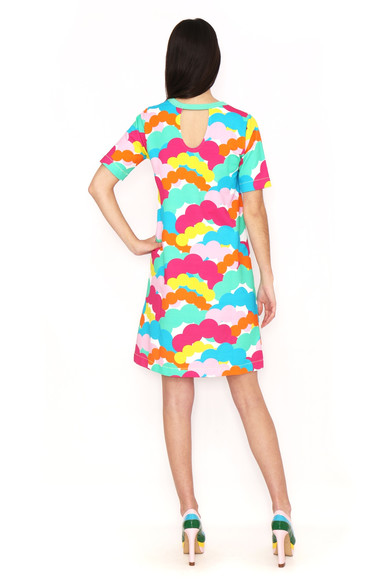 Agatha ruiz de la prada VESTIDO ESTAMPADO NUBES Solo hoy
