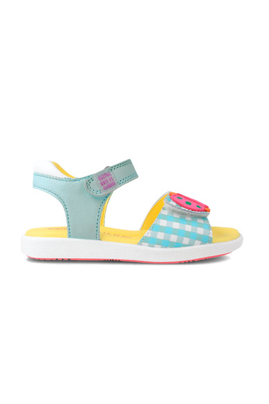 Agatha ruiz de la prada SANDALIA VICHY AZUL Solo queda un día