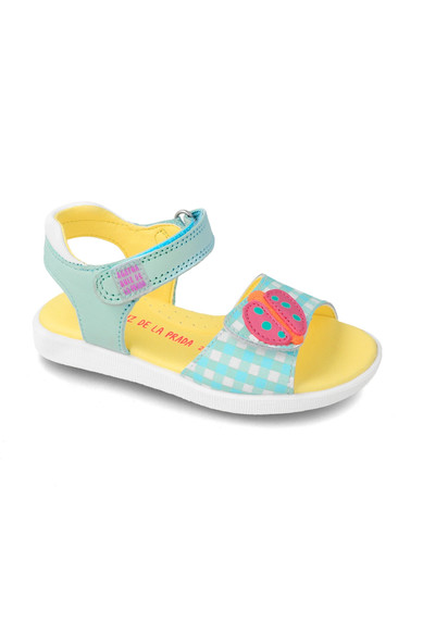 Agatha ruiz de la prada SANDALIA VICHY AZUL Solo queda un día