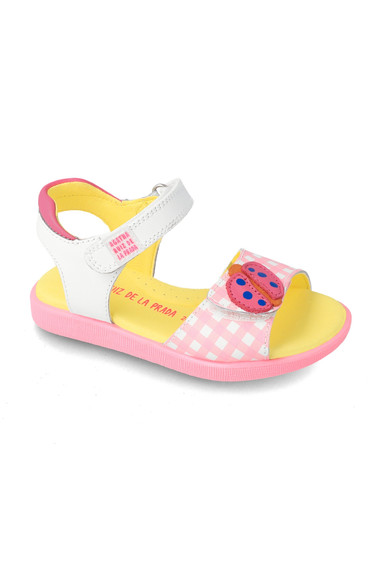 Agatha ruiz de la prada SANDALIA VICHY BLANCO Superdescuento