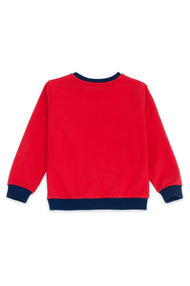 Agatha ruiz de la prada SUDADERA ROJA HOLA INFANTIL Tienda de fábrica
