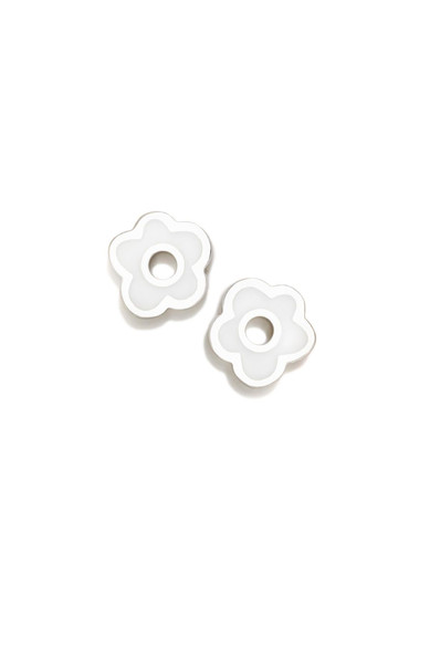 Agatha ruiz de la prada PENDIENTE FLOR BLANCA
