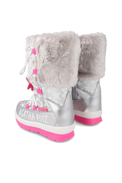 Agatha ruiz de la prada BOTA APRES-SKI ESTRELLAS PLATEADAS Último día