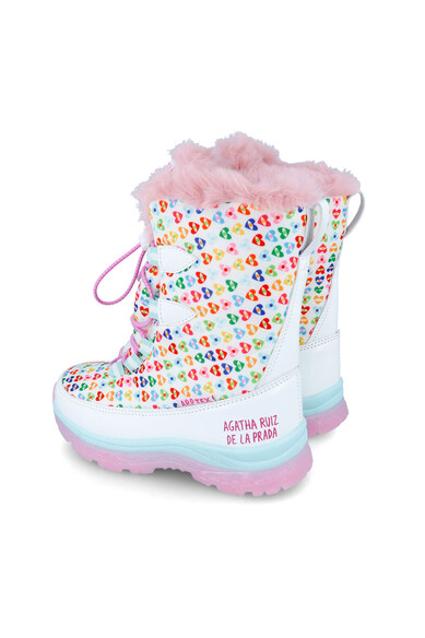 Agatha ruiz de la prada BOTA APRES-SKI ESTAMPADAS BLANCO Precio de fábrica