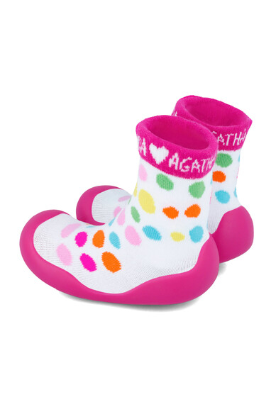 Agatha ruiz de la prada CALCETIN LYCRA TOPOS COLORES Solo queda un día