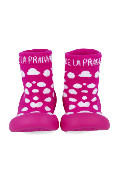 Agatha ruiz de la prada CALCETIN LYCRA TOPOS FUCSIA Superdescuento