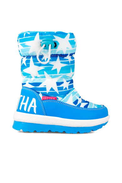 Agatha ruiz de la prada BOTA APRESKI ESTRELLAS AZUL Liquidación