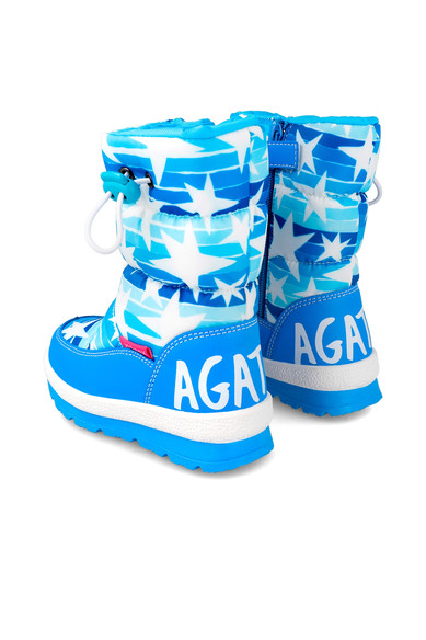 Agatha ruiz de la prada BOTA APRESKI ESTRELLAS AZUL Liquidación