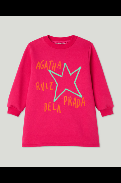Agatha ruiz de la prada VESTIDO FUCSIA ESTRELLA Precios de Black Friday