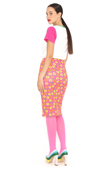 Agatha ruiz de la prada FALDA LAPIZ FLORES Descuento