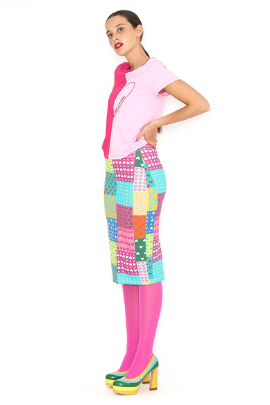 Agatha ruiz de la prada FALDA LAPIZ PATCHWORK Mejor oferta