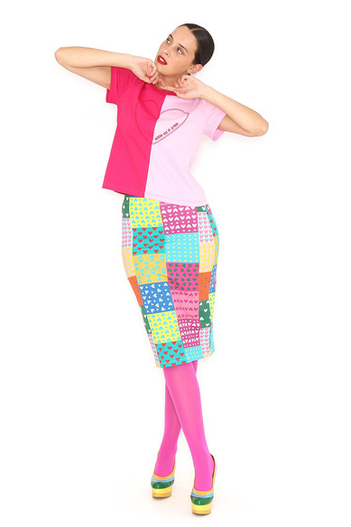 Agatha ruiz de la prada FALDA LAPIZ PATCHWORK Mejor oferta