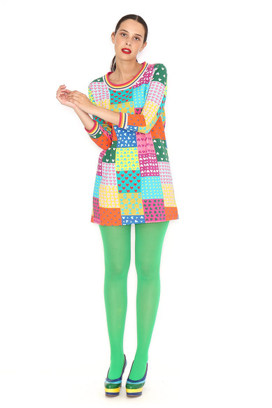 Agatha ruiz de la prada VESTIDO MUTICOLOR PATCHWORK Rebajas top