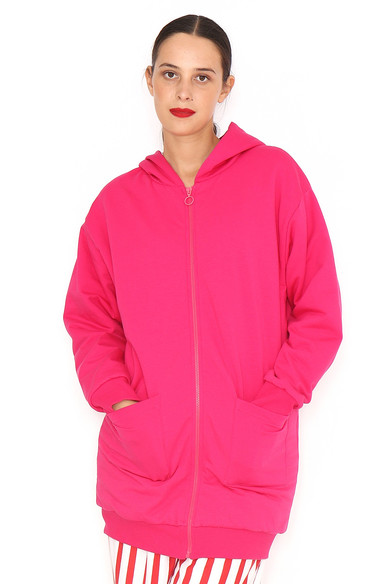 Agatha ruiz de la prada CHAQUETA LARGA FUCSIA COMPRAR AHORA