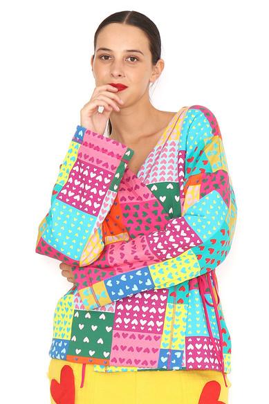 Agatha ruiz de la prada KIMONO PATCHWORK MULTICOLOR Último día
