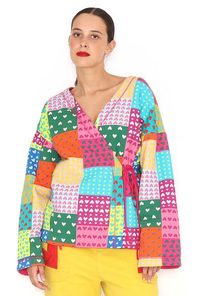 Agatha ruiz de la prada KIMONO PATCHWORK MULTICOLOR Último día