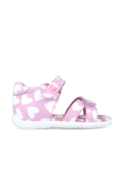 Agatha ruiz de la prada SANDALIA ROSA CORAZONES BLANCOS Precio de fábrica