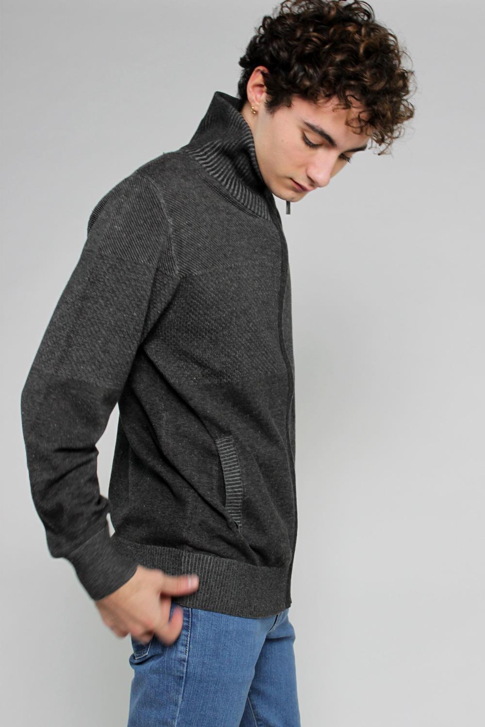 Antonio miro CHAQUETA VANISADA CON BOLSILLO GRIS Ahorra y exporta