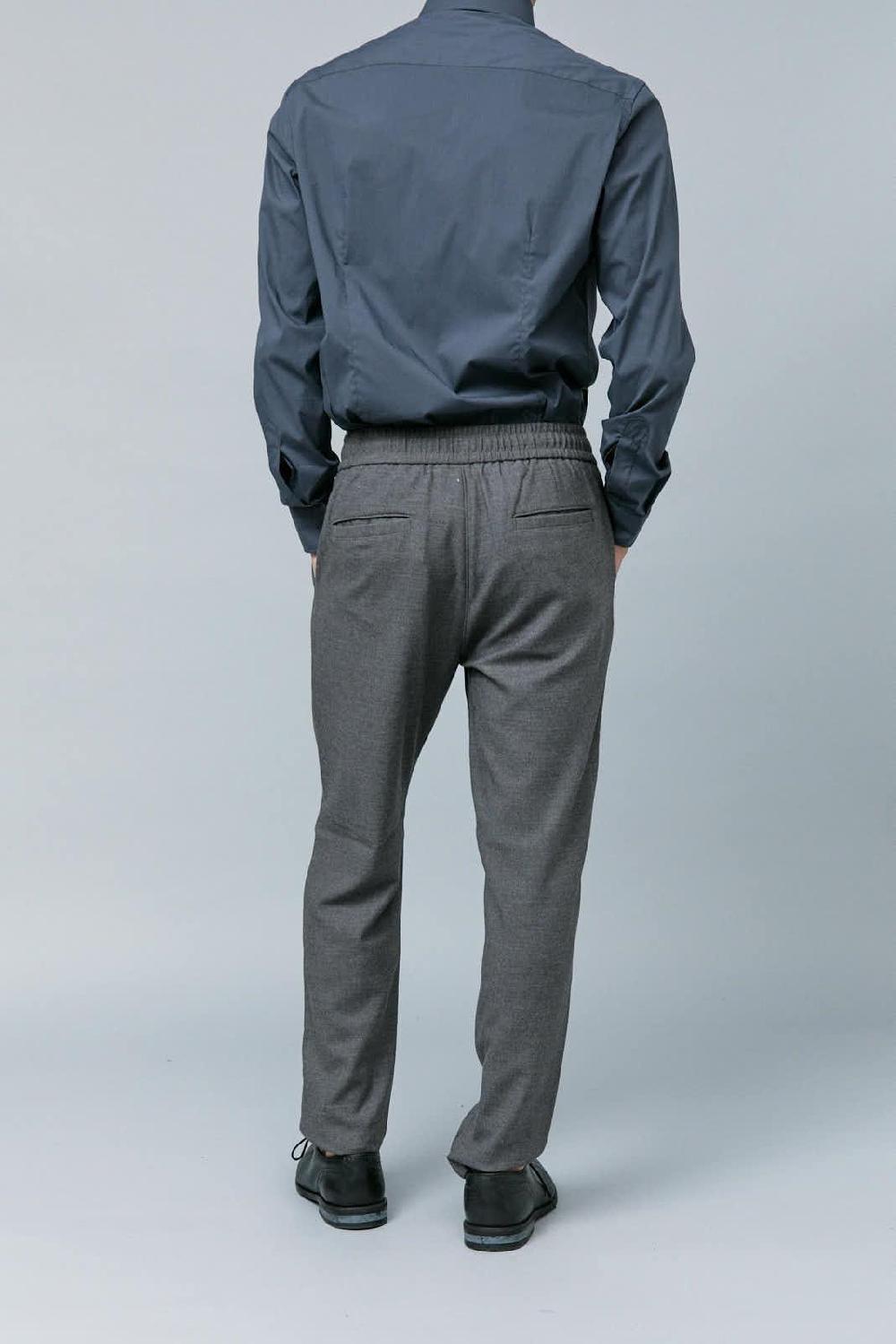 Antonio miro PANTALÓN ELÁSTICO GRIS ALGODÓN Rebajas online