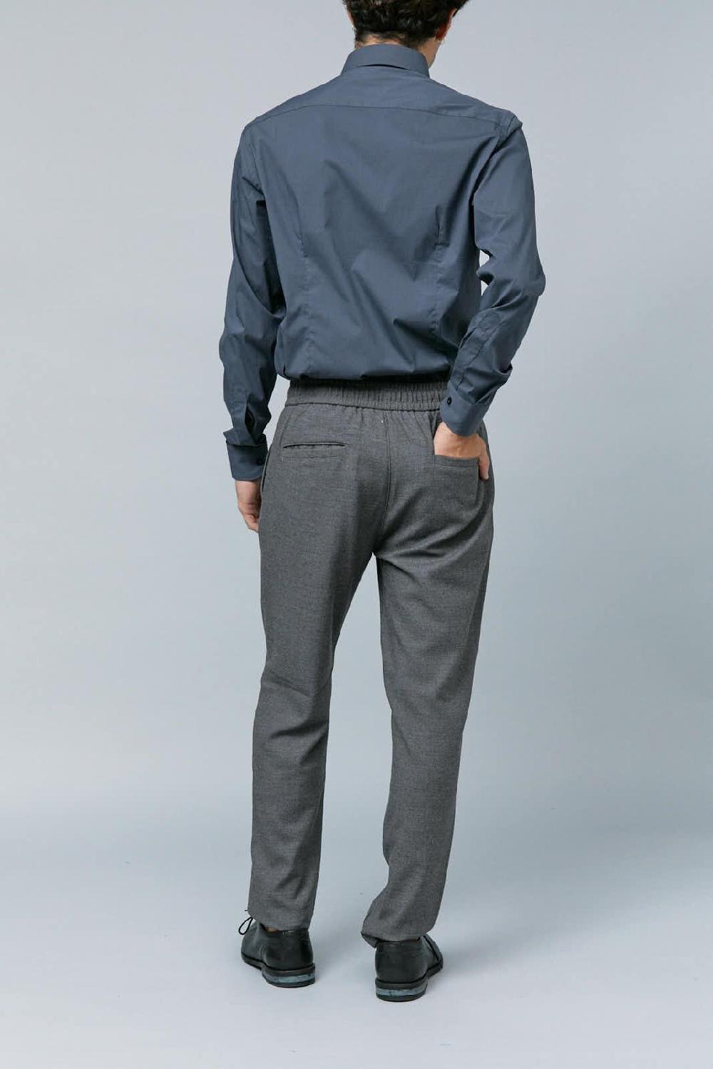 Antonio miro PANTALÓN ELÁSTICO GRIS ALGODÓN Rebajas online