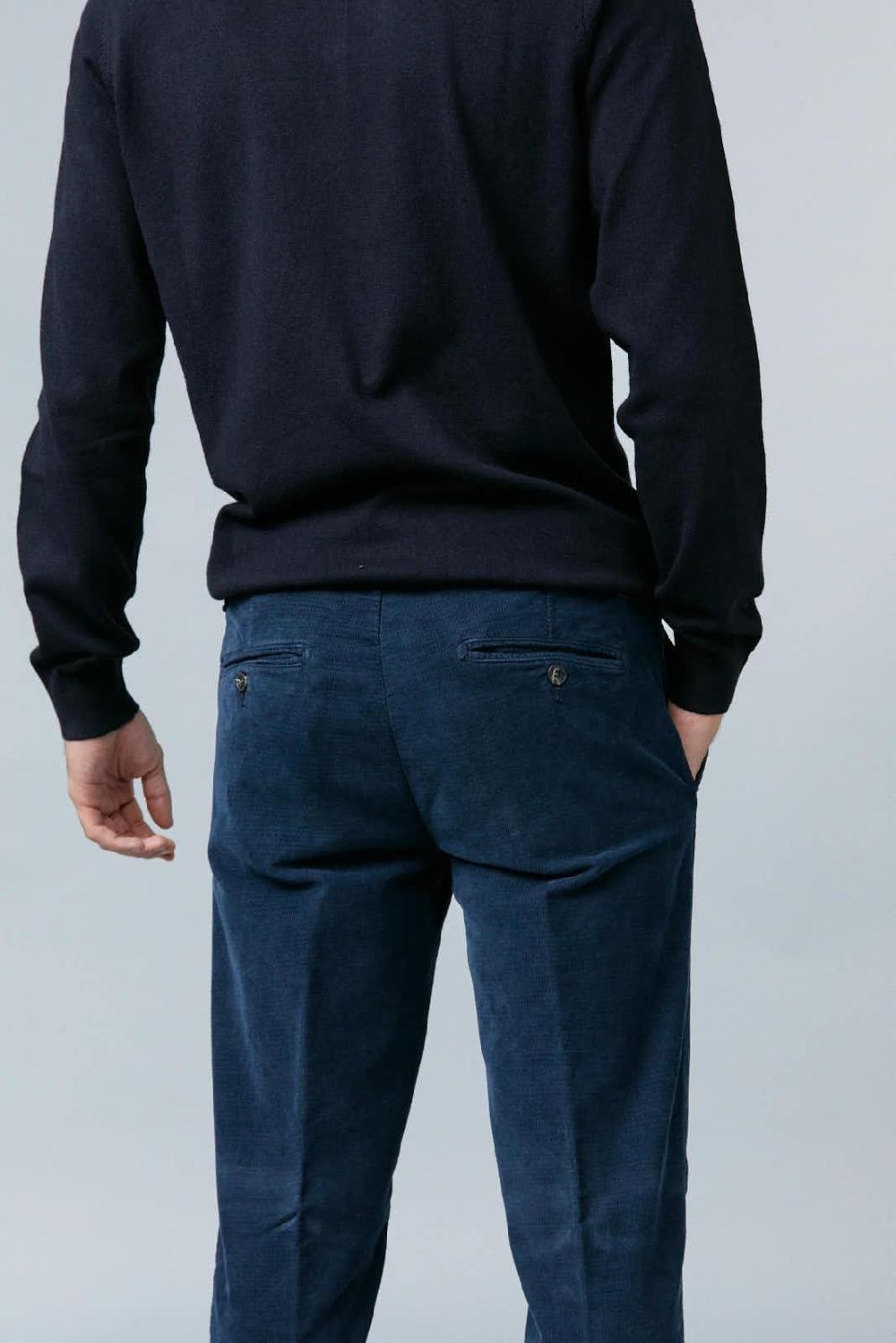 Antonio miro PANTALÓN PITILLO MICROPANA MARINO Rebajas top