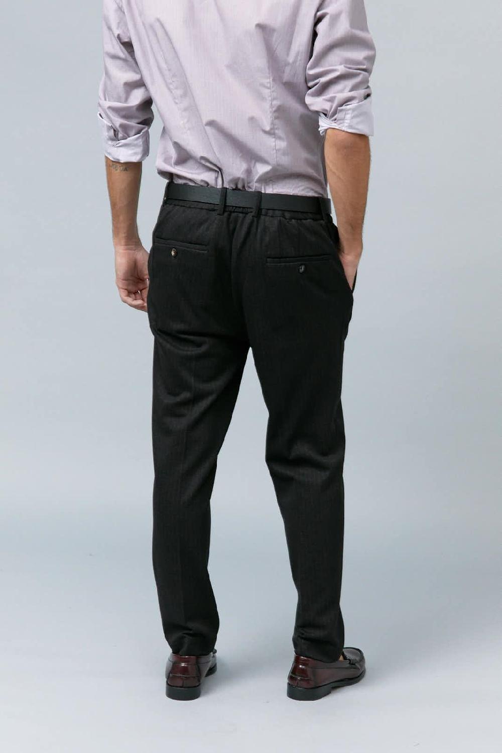 Antonio miro PANTALÓN RAYA DIPLOMÁTICA GRIS Envío gratis