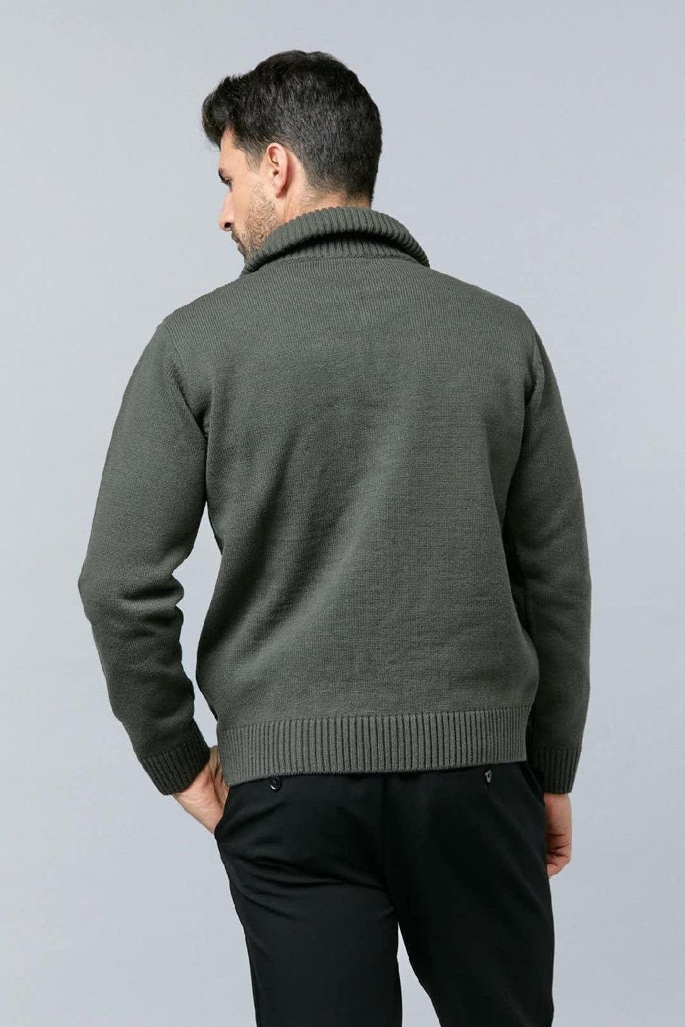 Antonio miro JERSEY CREMALLERA CUELLO POLO FOREST Precio de fábrica