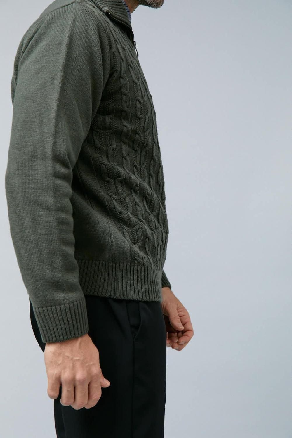 Antonio miro JERSEY CREMALLERA CUELLO POLO FOREST Precio de fábrica