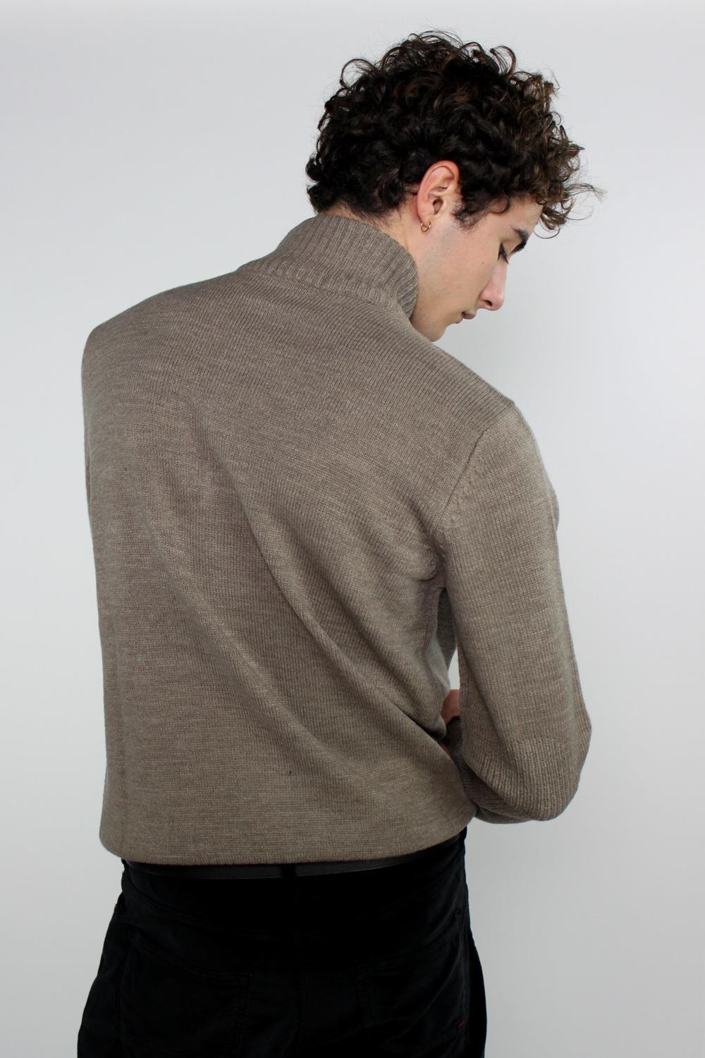 Antonio miro JERSEY SEMI-CISNE BOTONES CAMEL Descuentos del mes