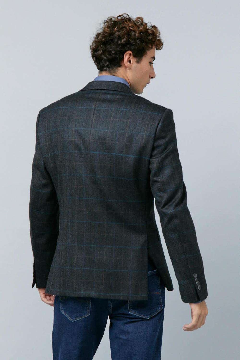 Antonio miro AMERICANA GRIS DETALLE CUADROS Precio de fábrica