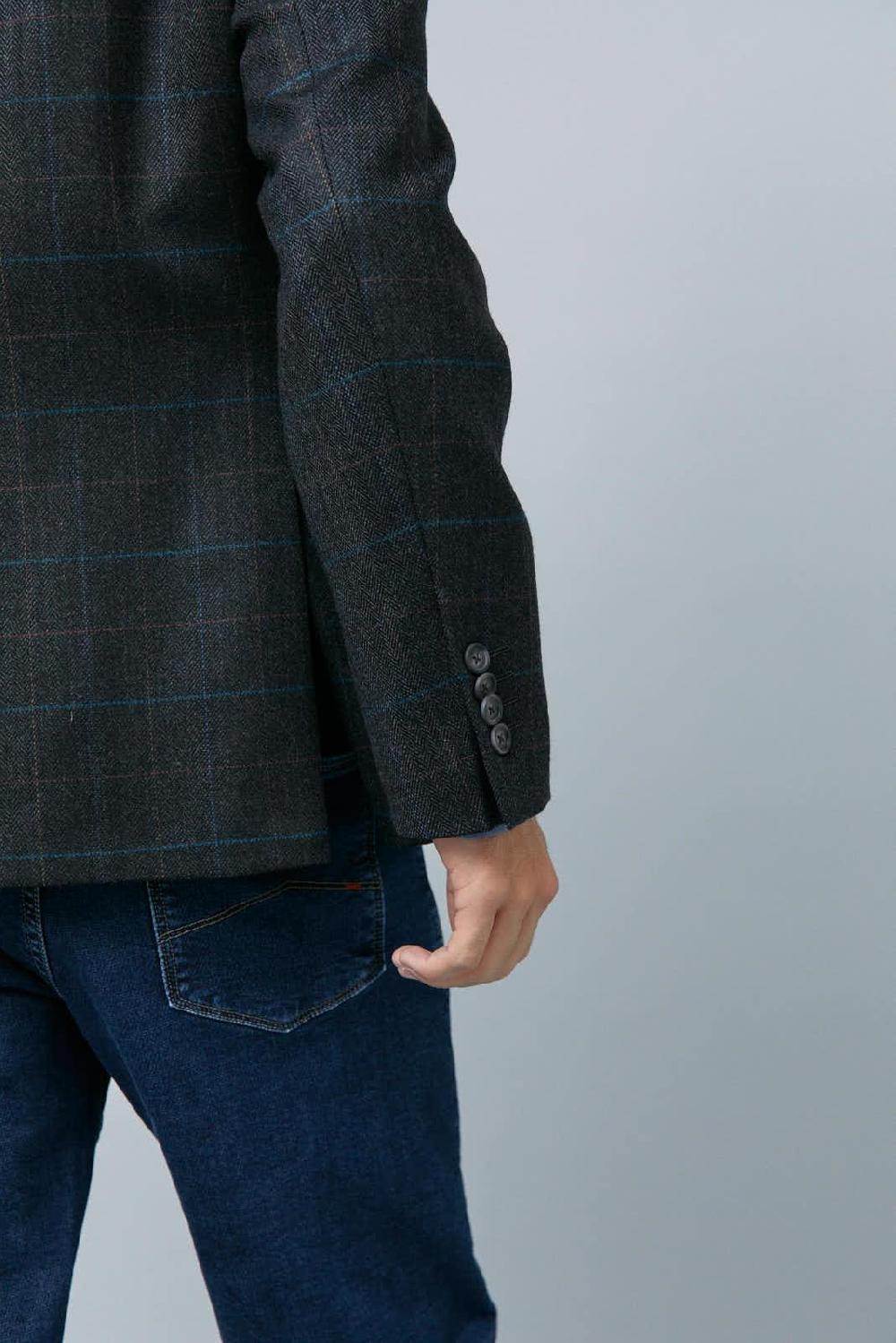 Antonio miro AMERICANA GRIS DETALLE CUADROS Precio de fábrica