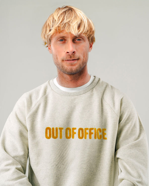 Brava fabrics Sudadera Out of Office Crema Envío internacional gratuito