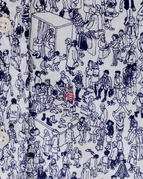 Brava fabrics Camisa Where is Wally Store Blanca Última moda