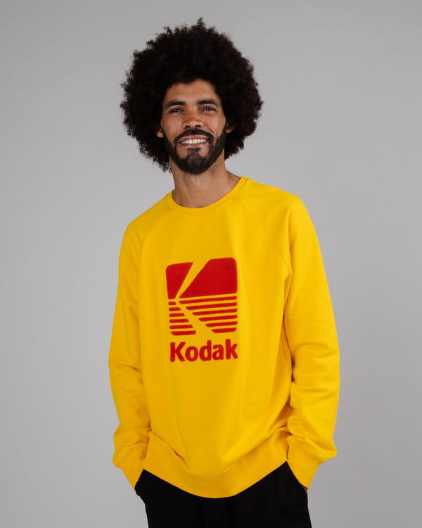 Brava fabrics Sudadera Kodak Logo Amarilla Descuento por venta flash