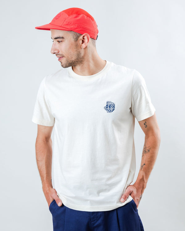 Brava fabrics Camiseta Asis Percales Tigris Ecru Outlet online
