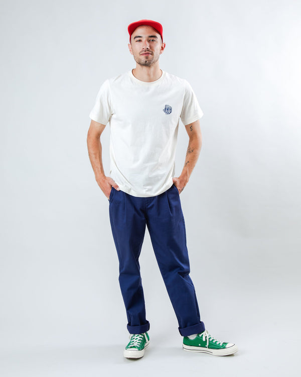 Brava fabrics Camiseta Asis Percales Tigris Ecru Outlet online