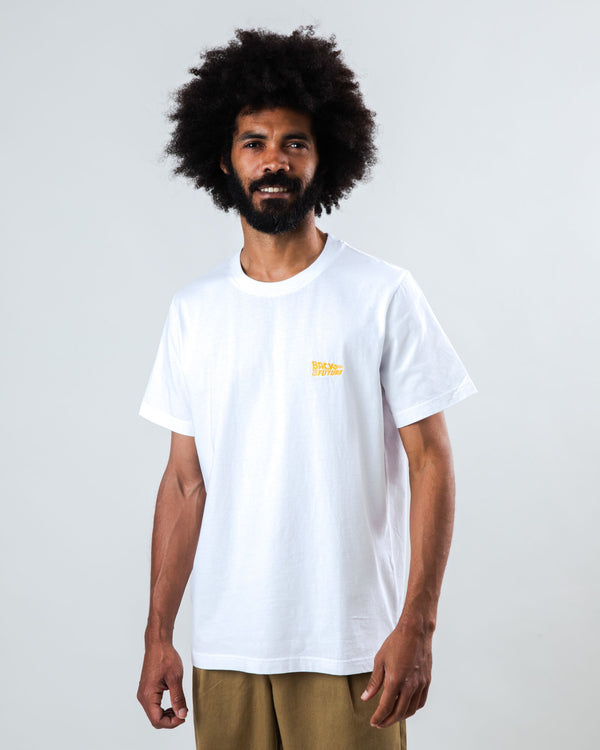 Brava fabrics Camiseta BTTF Blueprint Blanca Rebajas de fábrica