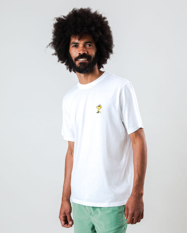 Brava fabrics Camiseta Peanuts Sunny Woodstock Blanca Liquidación