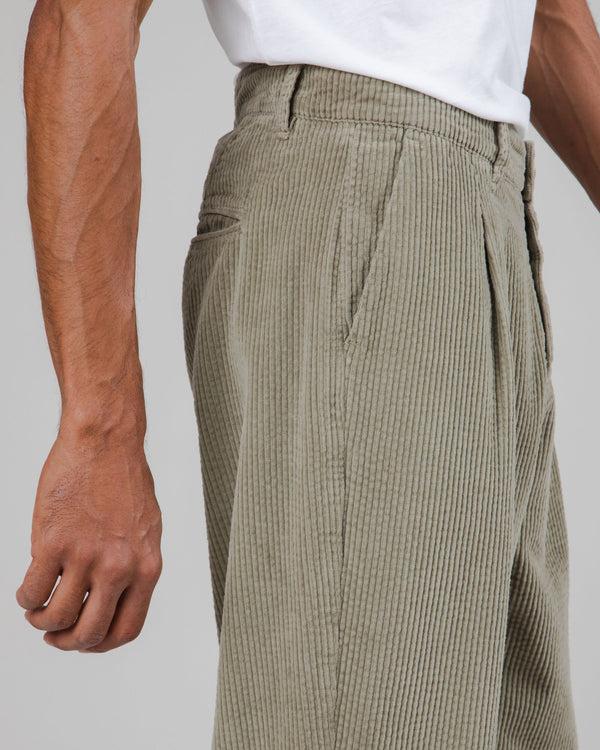 Brava fabrics Pantalón de Pana con Pinzas Pale Green Envío gratis