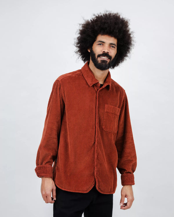 Brava fabrics Corduroy Overshirt Copper ÚLTIMAS EDICIONES