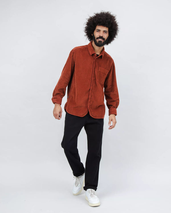 Brava fabrics Corduroy Overshirt Copper ÚLTIMAS EDICIONES
