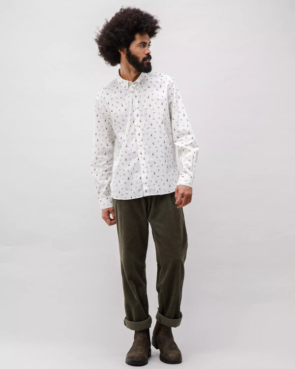 Brava fabrics Camisa Salut Algodón Ecru Precio de fábrica