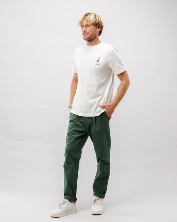 Brava fabrics Camiseta Algodón Salut Ecru Oferta especial de fábrica