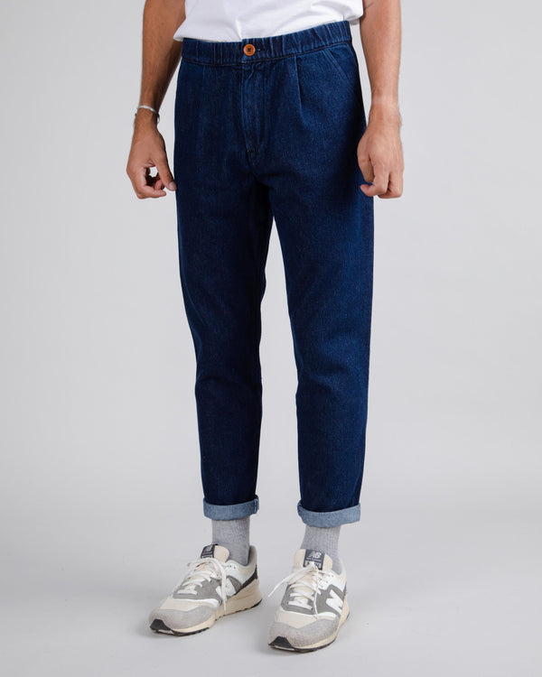 Brava fabrics Pantalón Comfort Chino Azul Indigo