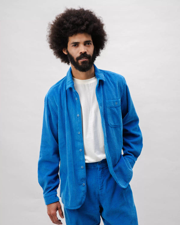 Brava fabrics Sobrecamisa Pana Azul Ofertas de temporada