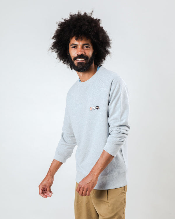 Brava fabrics Sudadera Peanuts The Gang Gris Melange En línea