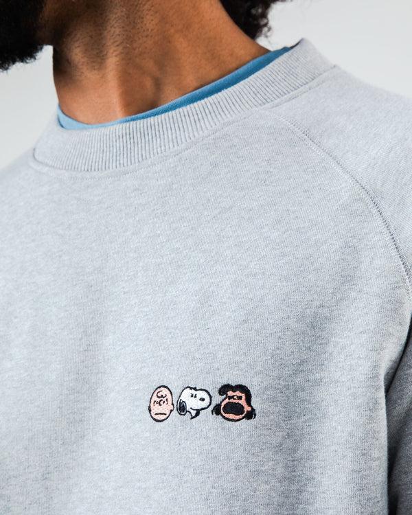Brava fabrics Sudadera Peanuts The Gang Gris Melange En línea