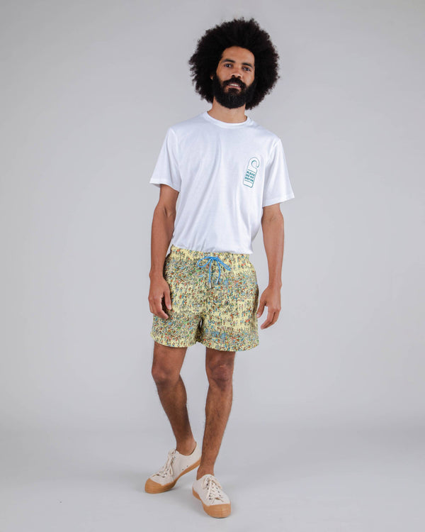 Brava fabrics Bañador Where is Wally Beach Amarillo Outlet
